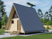 Треугольный дом А-фрейм 6х6