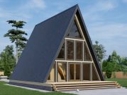 Дома А-фрейм высокий