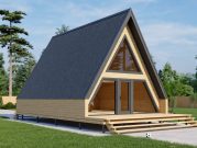 А-фрейм дом 6х8