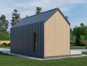 Проект дома 3 на 8 в стиле Барнхаус