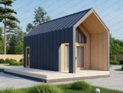 Барнхаус 3х8 с террасой