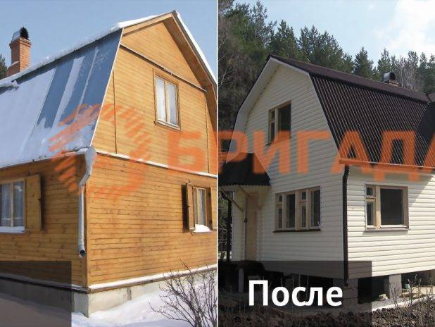 Достройка и реконструкция дачных домов, цены на перестройку деревянных ...