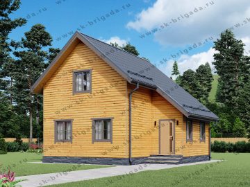 Каркасный дачный дом 8 на 8