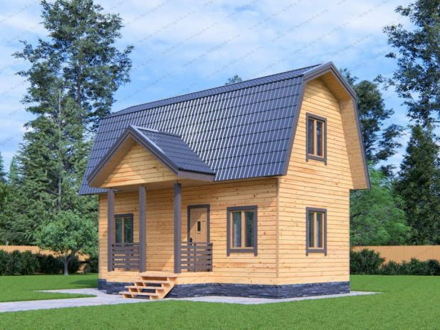 Каркасный дом 4х6