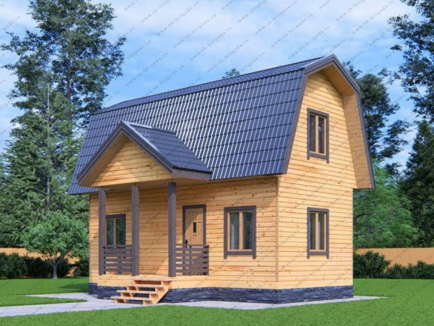 Дом из бруса 4х8 под ключ