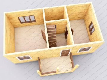 3D план 1 этажа