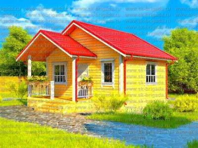 Дома из бруса 6х6 под ключ (проекты и цены) — Москва