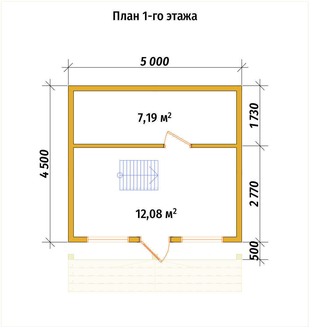 Треугольный дом-шалаш 5х5 в стиле А-фрейм под ключ – фото, проект и цена в  Москве