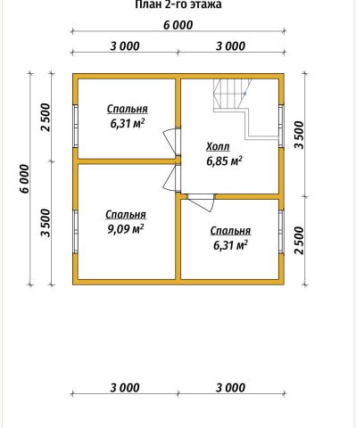 План 2 этажа