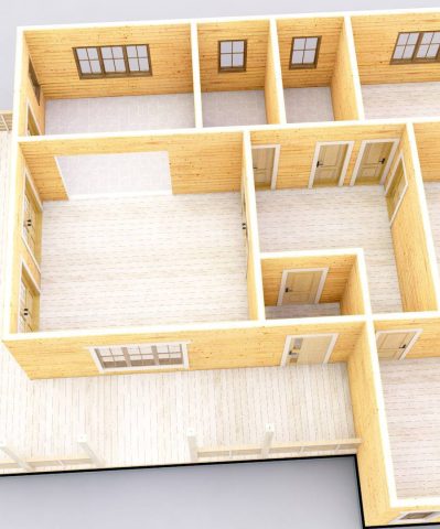 3D план дома