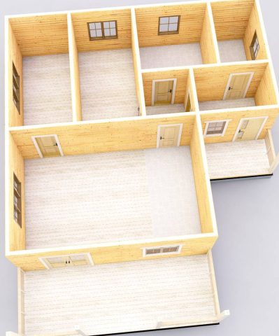 3D план этажа