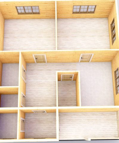 3D план дома