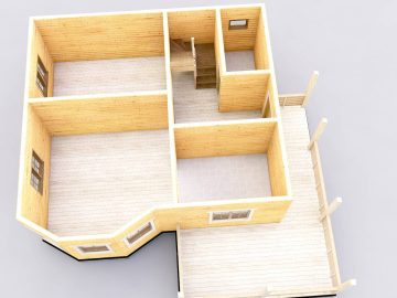 3D план 1 этажа