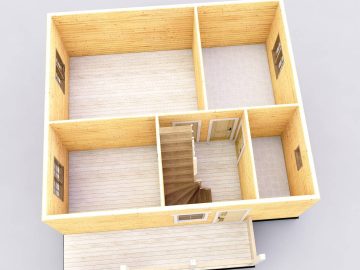3D план 1 этажа